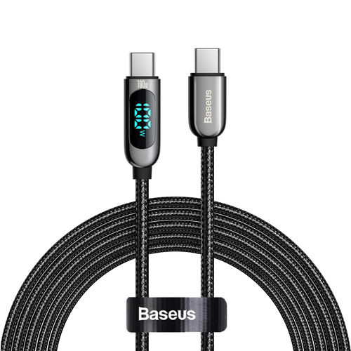 Baseus Power Display (100W) USB Type-C (PD) Charging Cable (2m) for Phone / Tablet / Laptop
