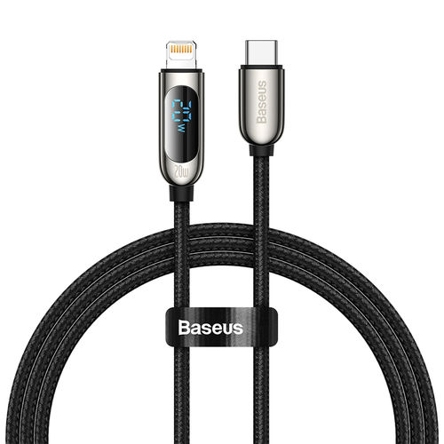 Baseus Power Display (20W) USB Type-C (PD) to Lightning Cable (1m) for iPhone / iPad