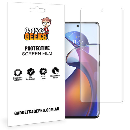 (2-Pack) Hydrogel Curved TPU Film Screen Protector for Motorola Edge 30 Fusion
