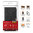 Leather Wallet Case & Card Holder Pouch for Motorola Moto E22i - Black