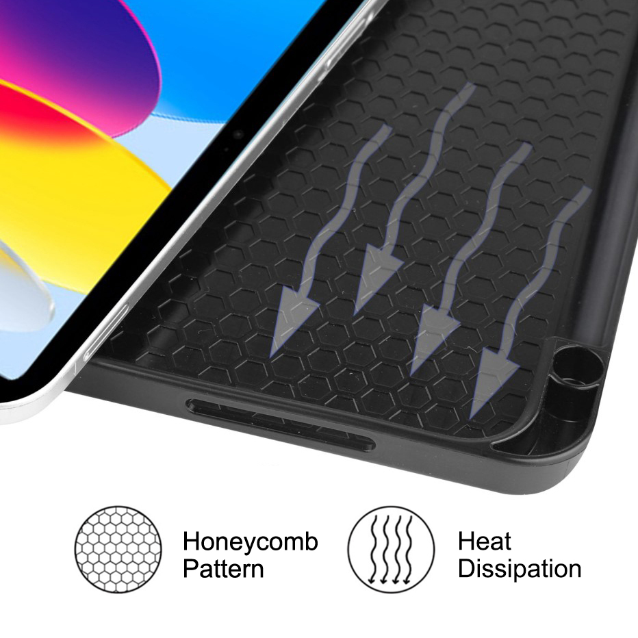 Trifold (Sleep/Wake) Smart Case for Apple iPad (A16) 11-inch (2025) / 10.9-inch (2022) - Black
