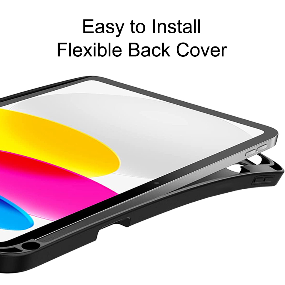 Trifold (Sleep/Wake) Smart Case for Apple iPad (A16) 11-inch (2025) / 10.9-inch (2022) - Black