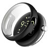 (2-Pack) Flexi Slim Bumper Case for Google Pixel Watch 3 / 2 / 1 (41mm) - Black (Frame)
