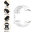 Sport Plus Silicone Band Wrist Strap for Google Pixel Watch 3 / 2 / 1 (41mm) - White
