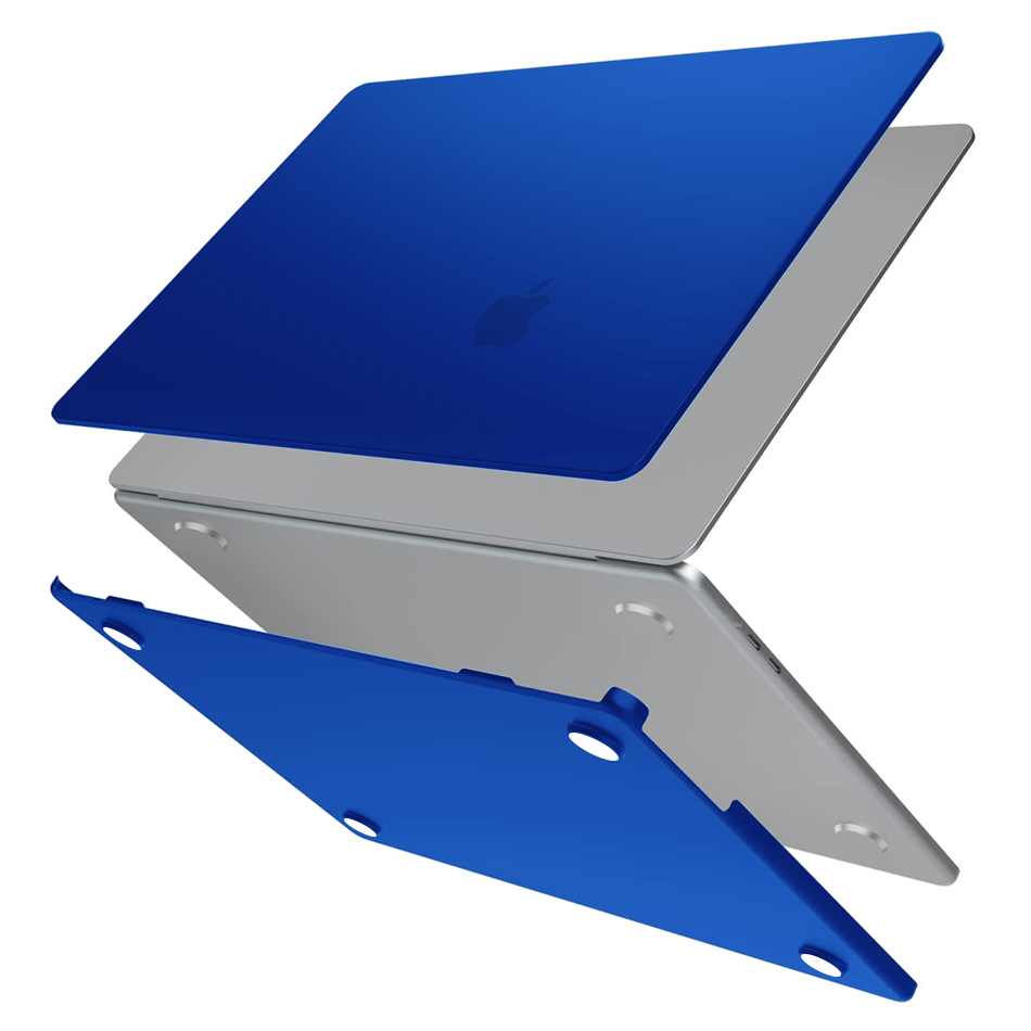 Frosted Hard Case for Apple MacBook Air 13inch 2024 (Dark Blue)