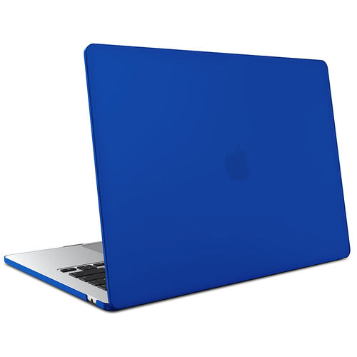 Frosted Hard Shell Case for Apple MacBook Air (13-inch) 2025 / 2024 / 2022 - Dark Blue (Matte)