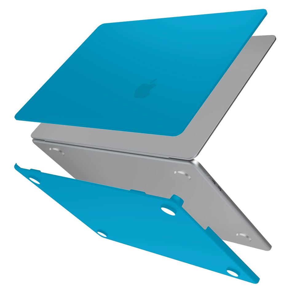 Frosted Hard Case for Apple MacBook Air 13inch 2024 (Sky Blue)