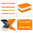 Frosted Hard Shell Case for Apple MacBook Air (13-inch) 2025 / 2024 / 2022 - Orange (Matte)