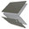 Matte Frosted Hard Case for Apple MacBook Air (13-inch) 2024 / 2022 - Grey