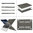 Frosted Hard Shell Case for Apple MacBook Air (13-inch) 2025 / 2024 / 2022 - Grey (Matte)