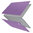 Frosted Hard Shell Case for Apple MacBook Air (13-inch) 2025 / 2024 / 2022 - Purple (Matte)