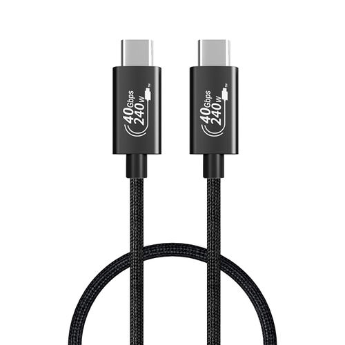 USB4 (240W) Type-C PD Fast Charging (40Gbps) Data Cable (1m) for Phone / Tablet / Laptop