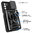 Heavy Duty Shockproof Slide Case / Finger Ring Holder for Motorola Edge 30 Pro - Black