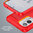 Flexi Slim Carbon Fibre Case for Nokia X30 - Brushed Red