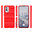 Flexi Slim Carbon Fibre Case for Nokia X30 - Brushed Red