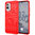 Flexi Slim Carbon Fibre Case for Nokia X30 - Brushed Red