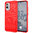 Flexi Slim Carbon Fibre Case for Nokia X30 - Brushed Red