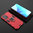 Slim Armour Shockproof Case / Finger Ring Holder for Oppo A57 4G - Red