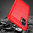 Flexi Slim Carbon Fibre Case for Oppo Reno8 Lite - Brushed Red