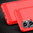 Flexi Slim Carbon Fibre Case for Oppo Reno8 Lite - Brushed Red