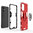 Slim Armour Shockproof Case / Finger Ring Holder for Oppo Reno8 Lite - Red