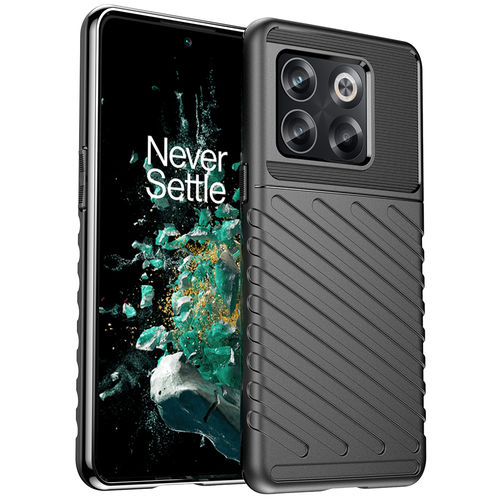 Flexi Thunder Tough Shockproof Case for OnePlus 10T - Black (Texture)