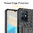 Dual Layer Rugged Shockproof Case & Stand for Vivo Y55 5G - Black