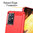 Flexi Slim Carbon Fibre Case for Vivo Y55 5G - Brushed Red