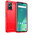 Flexi Slim Carbon Fibre Case for Vivo Y55 5G - Brushed Red