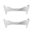 Replacement Band Connector Adapter for Google Pixel Watch (41mm) - Silver