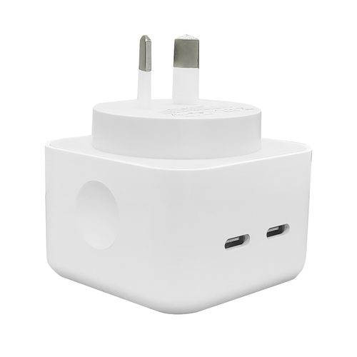 (40W) Dual USB Type-C PD / Wall Charger / Power Adapter for Phone / Tablet