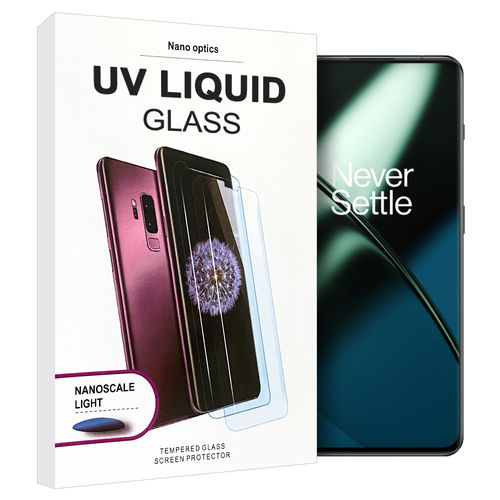 UV Liquid 3D Curved Tempered Glass Screen Protector for OnePlus 11
