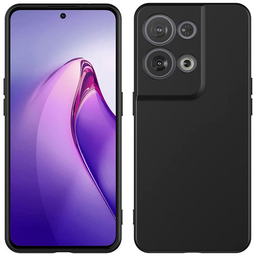 Flexi Stealth Liquid Silicone Case for Oppo Reno8 Pro - Black (Matte)