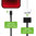 Lightning to 30-Pin (Female) Data Charging Adapter Cable for Apple iPhone / iPad (17.5cm)