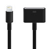 Lightning to 30-Pin (Female) Data Charging Adapter Cable for Apple iPhone / iPad (23cm)