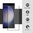 3D Curved Tempered Glass Screen Protector for Samsung Galaxy S23 Ultra - Black