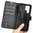 Leather Wallet Case & Card Holder Pouch for Samsung Galaxy S23 Ultra - Black