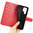 Leather Wallet Case & Card Holder Pouch for Samsung Galaxy S23 Ultra - Red