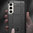 Anti-Shock Grid Texture Tough Case for Samsung Galaxy S23 - Black