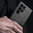 Anti-Shock Grid Texture Shockproof Case for Samsung Galaxy S23 Ultra - Black
