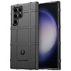 Anti-Shock Grid Texture Shockproof Case for Samsung Galaxy S23 Ultra - Black