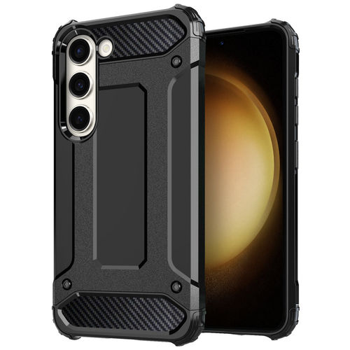 Military Defender Tough Shockproof Case for Samsung Galaxy S23 - Black