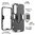 Slim Armour Shockproof Case / Metal Ring Holder for Samsung Galaxy S23 - Black