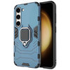 Slim Armour Shockproof Case / Metal Ring Holder for Samsung Galaxy S23 - Blue