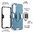Slim Armour Shockproof Case / Metal Ring Holder for Samsung Galaxy S23+ (Blue)