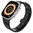 Stainless Steel Link Chain Band for Apple Watch 42mm / 44mm / 45mm / 46mm / Ultra 49mm - Black