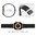 Stainless Steel Link Chain Bracelet Strap for Apple Watch 42mm / 44mm / 45mm / Ultra 49mm - Black