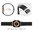 Stainless Steel Link Chain Band for Apple Watch 42mm / 44mm / 45mm / 46mm / Ultra 49mm - Black