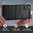 Flexi Slim Carbon Fibre Case for Oppo A17 - Brushed Black