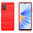 Flexi Slim Carbon Fibre Case for Oppo A17 - Brushed Red